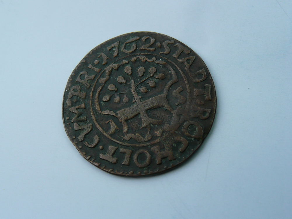 Monnaie Allemagne 21 Heller de Bocholt 1762 