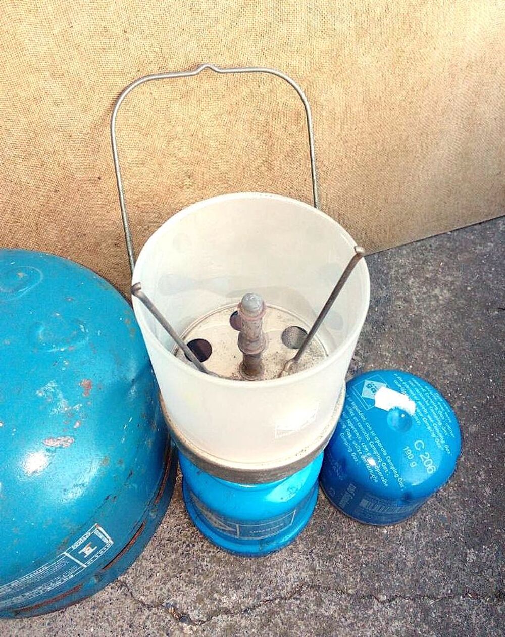Lampe &agrave; gaz Campingaz Bricolage