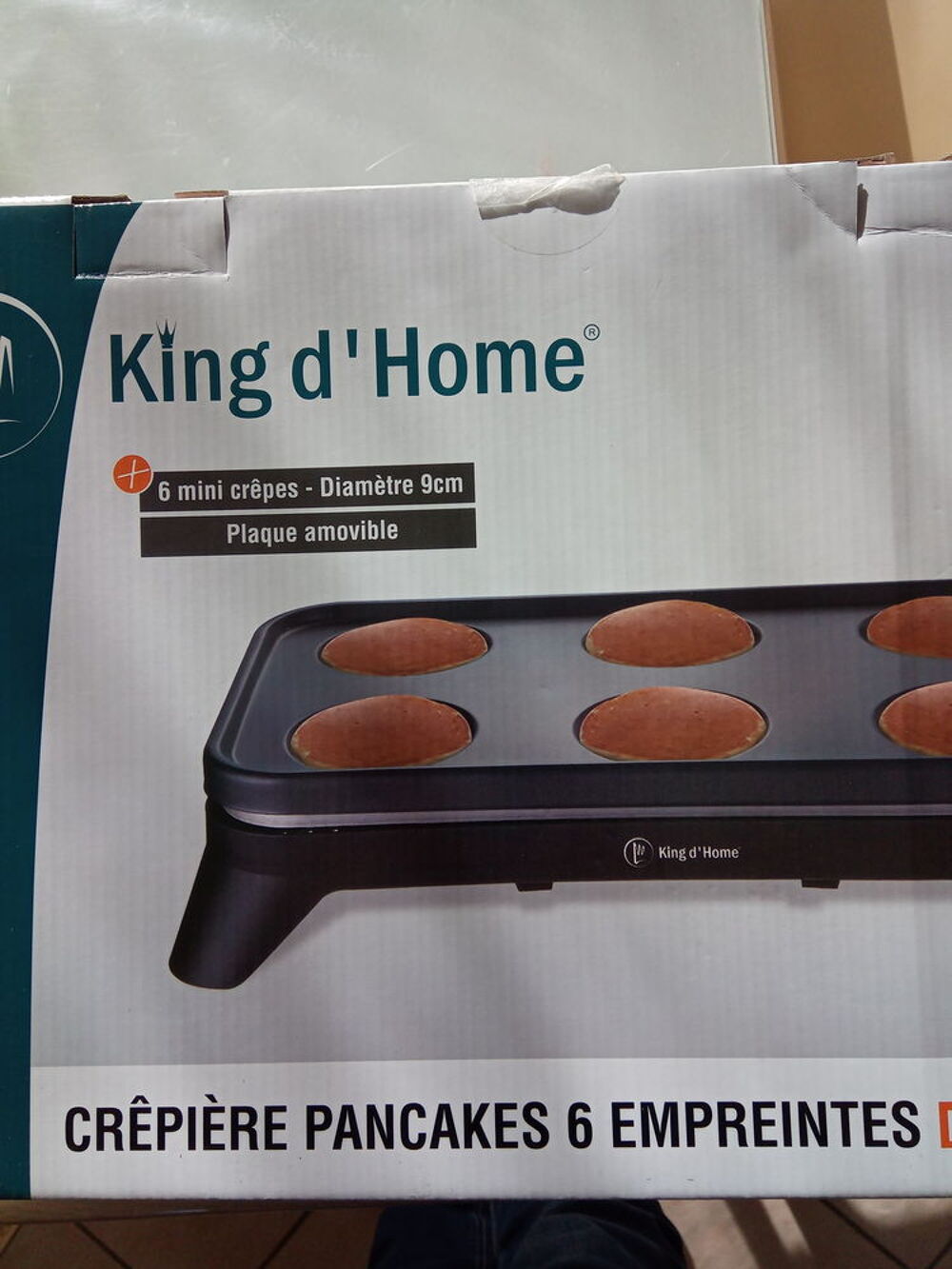 Appareil cr&ecirc;pi&egrave;re pancakes neuf Electroménager