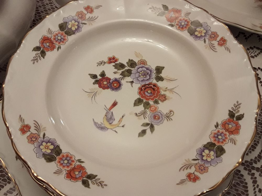 Service en porcelaine de Sarreguemines mod&egrave;le Daumesnil 83 p Cuisine