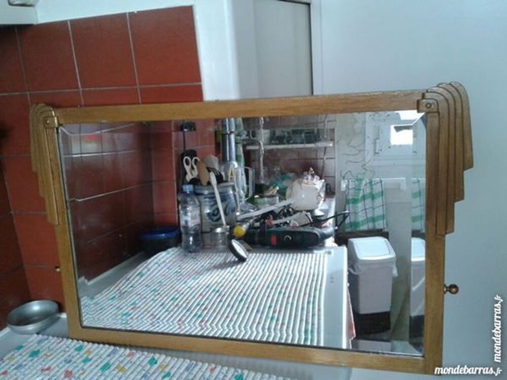 Cadre ancien 1935 miroir biseauter Meubles