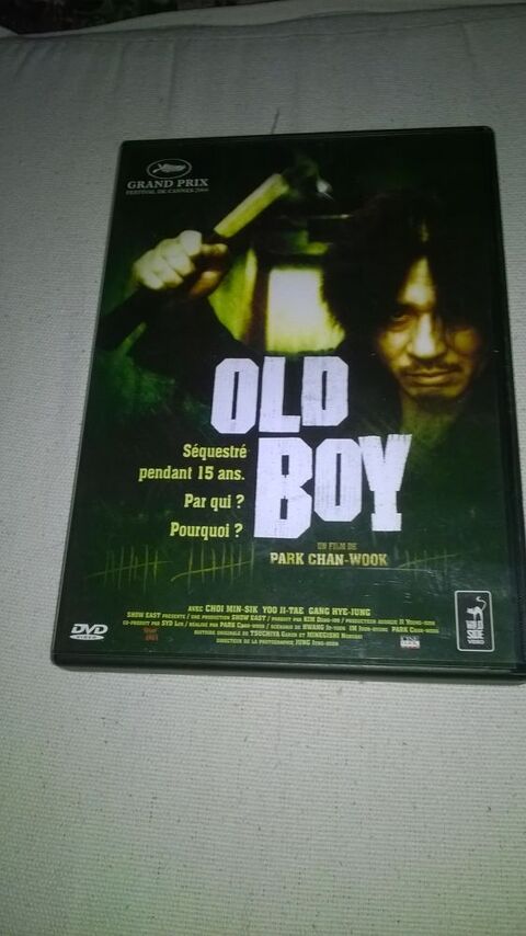 DVD Old Boy 
2004
Excellent etat
En Français
+Bonus
A la 5 Talange (57)