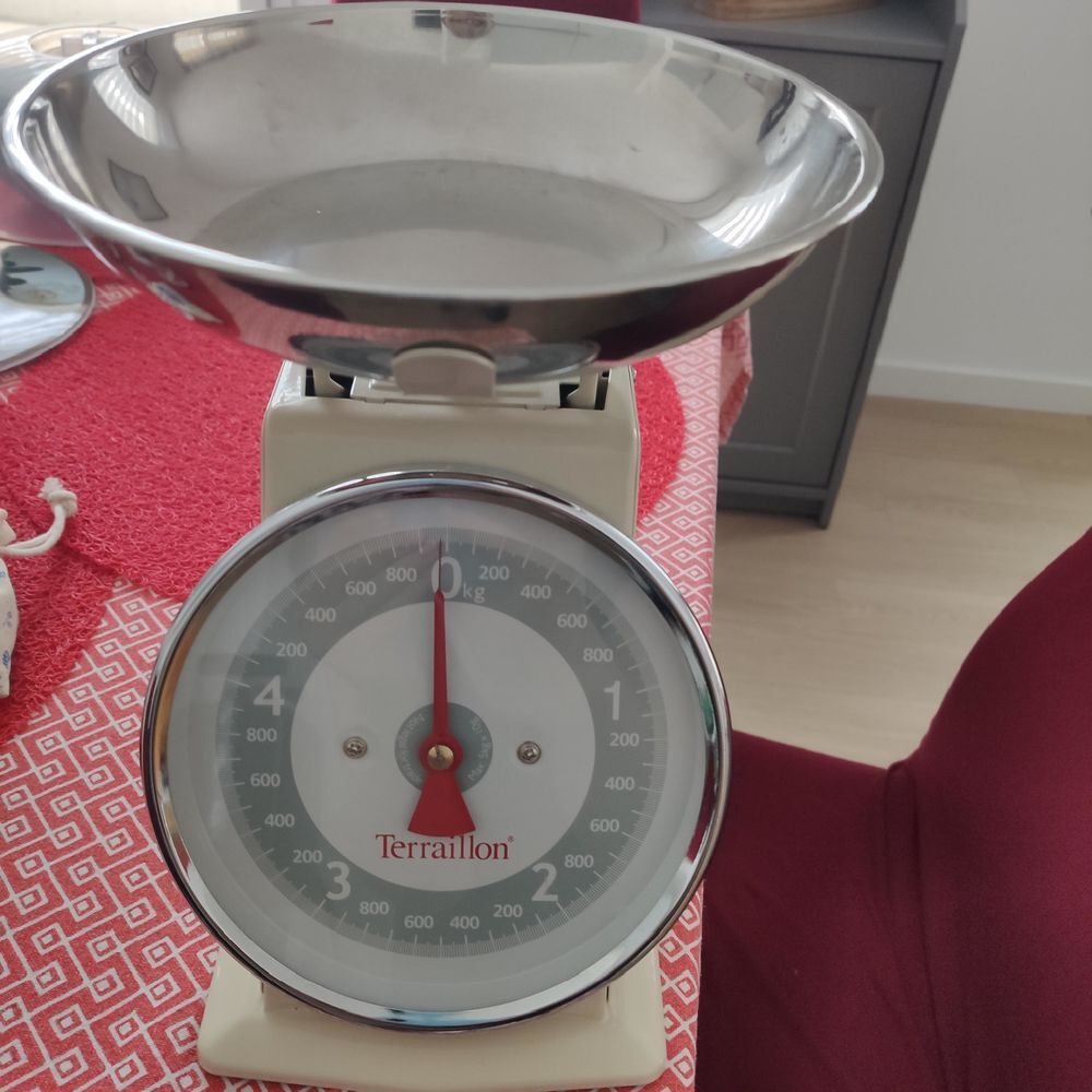 Balance de cuisine Terraillon ? m&eacute;canique avec bol inox Cuisine