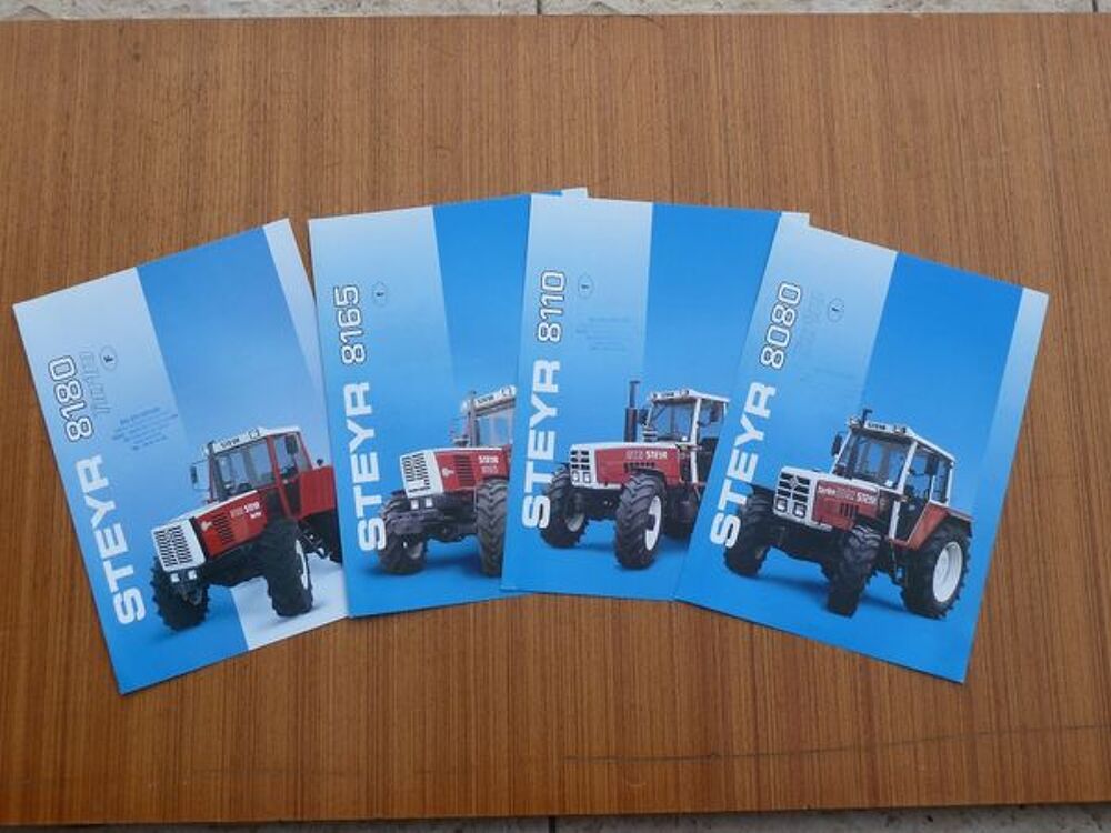 .Anciens prospectus tracteurs agricoles STEYR 