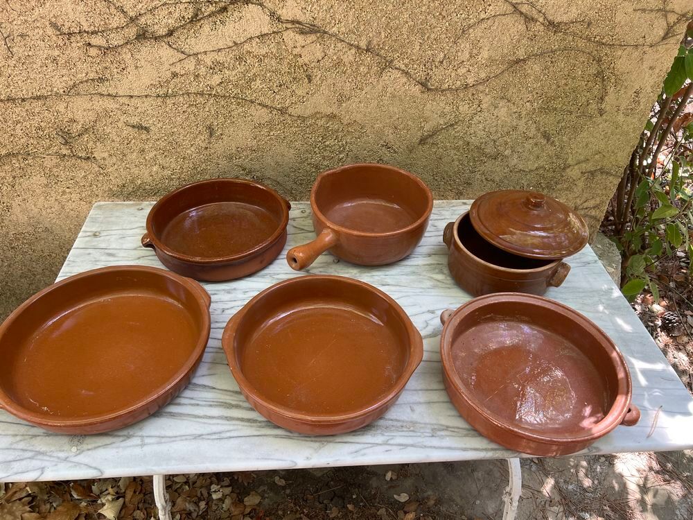 Lot de plats en terre cuite
Parfait &eacute;tat Décoration
