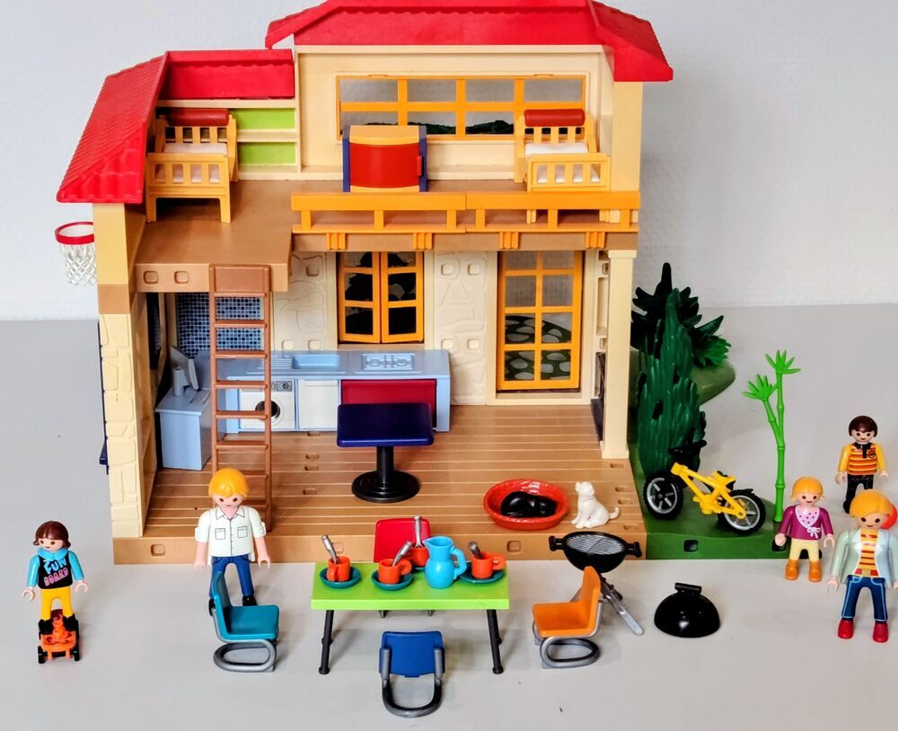 Playmobil Maison de vacances avec terrasse et accessoires 