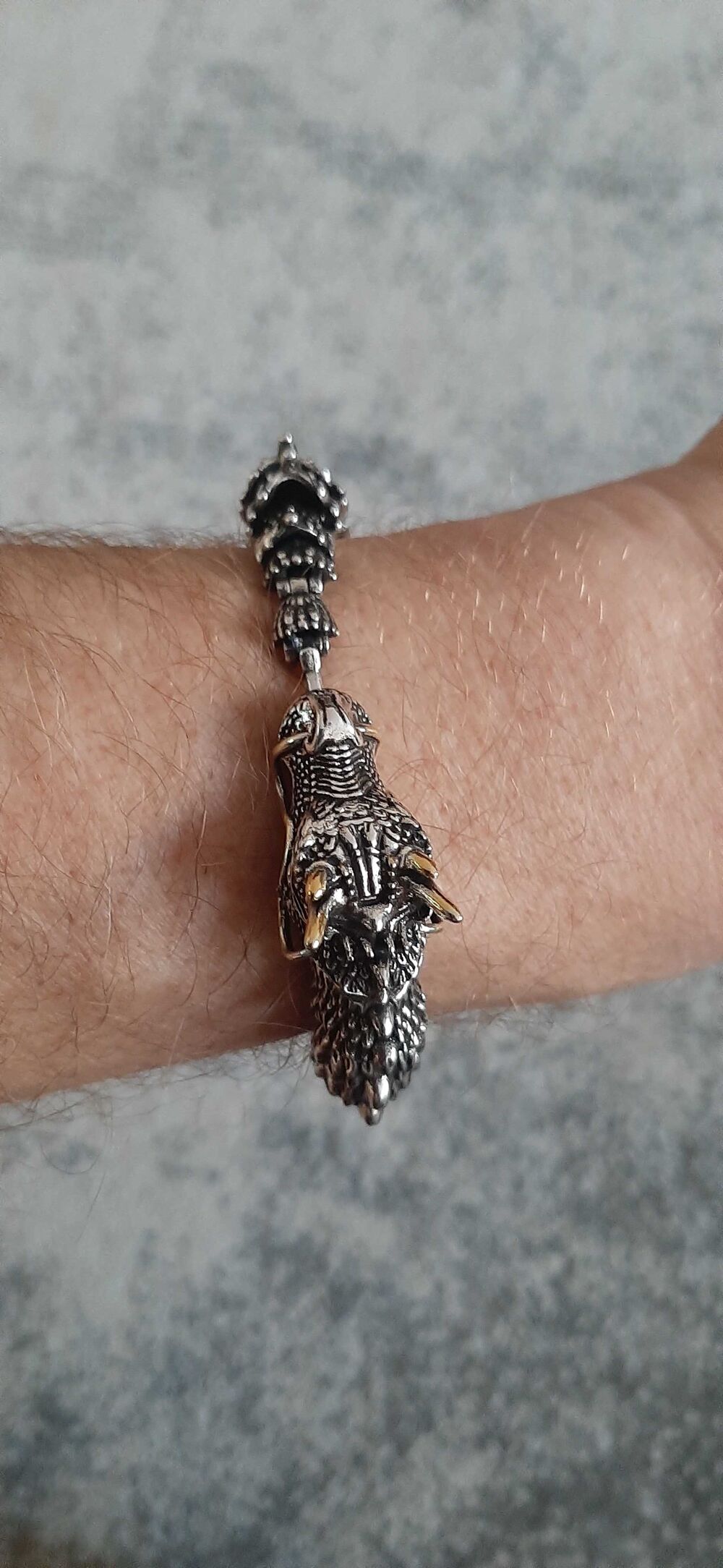bracelet dragon intelligent tridimensionnel 3D articul&eacute; Bijoux et montres