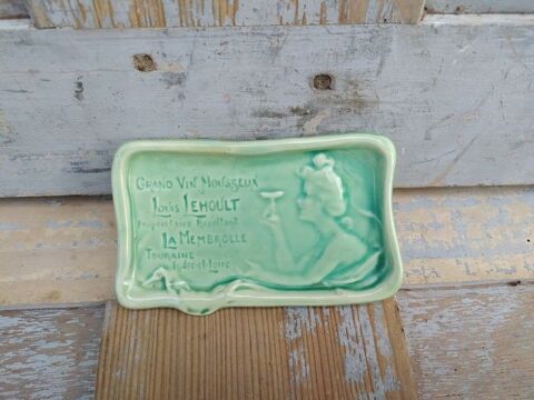 Cendrier Art Nouveau Vin Mousseux Louis Lehoult Touraine 120 Loches (37)