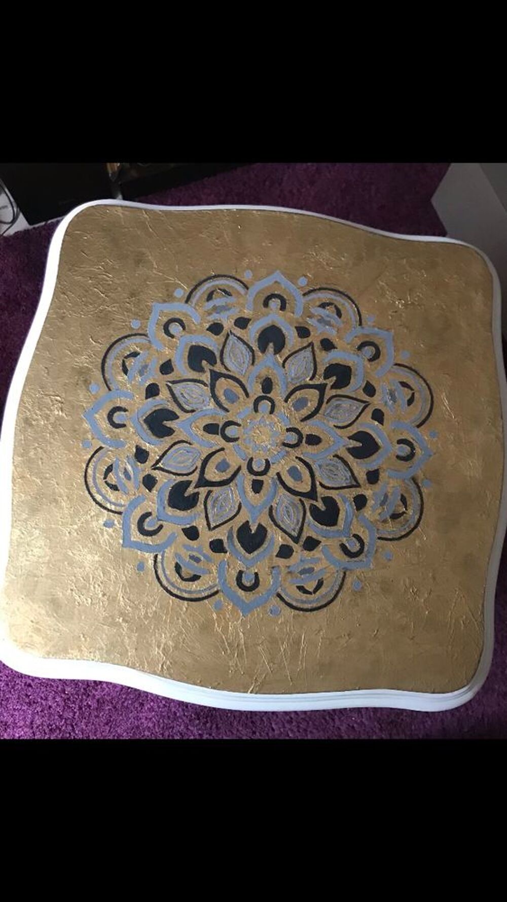 table de chevet relook&eacute; Meubles