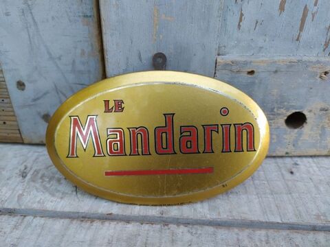 Ancien Glacoide Publicitaire Le Mandarin Apéritif Bistrot 38 Loches (37)