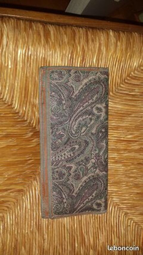 Porte chéquier  et porte monnaies motifs cachemire 0 Mérignies (59)