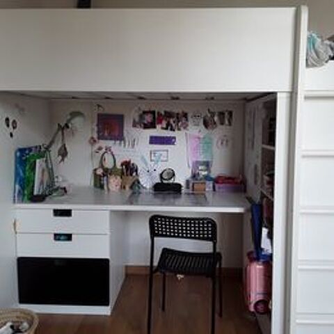 Lit mezzanine bureau Ikea 200 Saint-Chaptes (30)