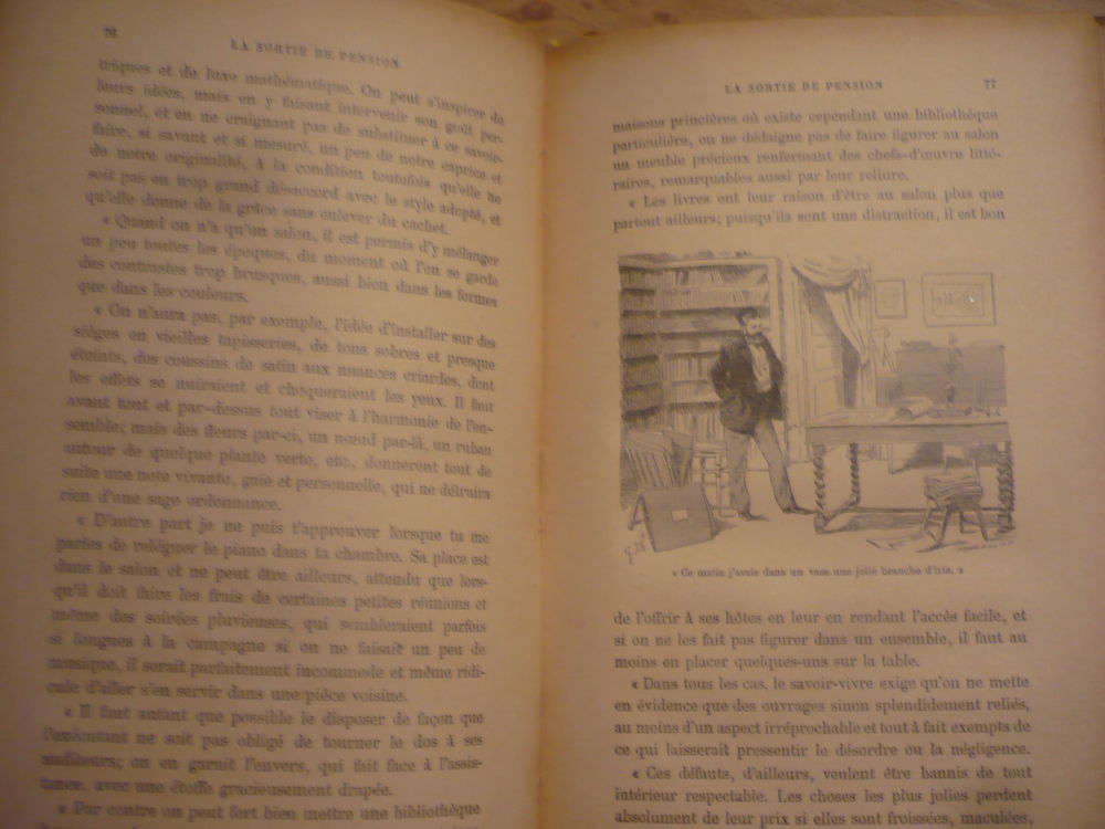 LA SORTIE DE PENSION (Conseils aux jeunes filles ) sans date Livres et BD