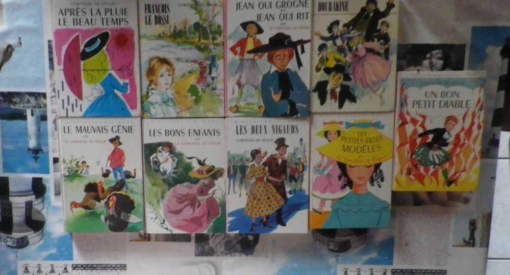 9 COMTESSE DE SEGUR BIBLIOTHEQUE ROSE (ou &agrave; l'unit&eacute;) Livres et BD