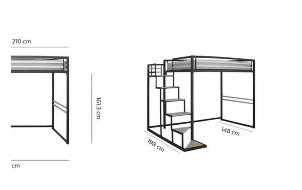 Lit mezzanine Meubles