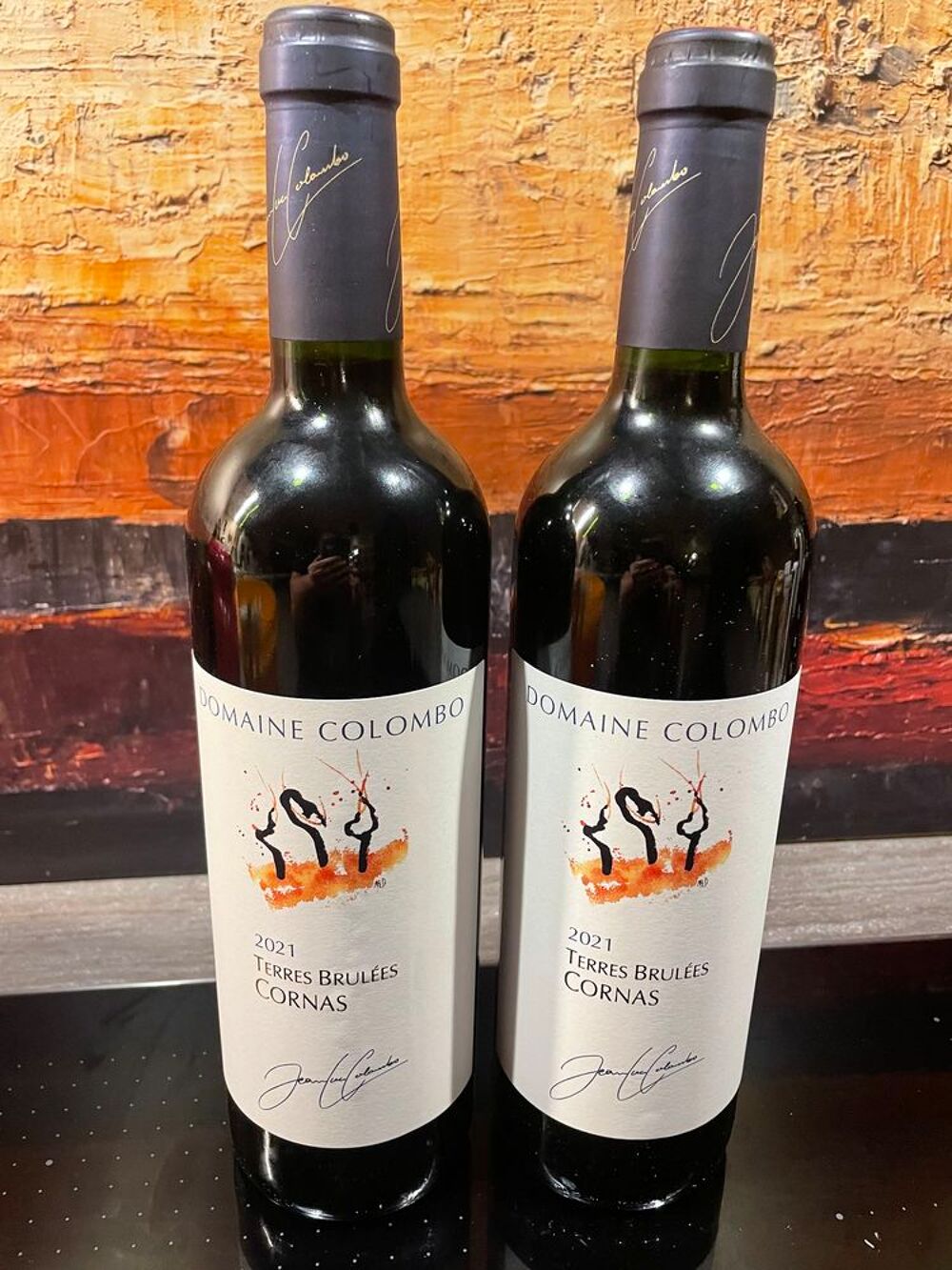 1 Bt CORNAS 2021 Jean-Luc COLOMBO TERRES BR&Ucirc;L&Eacute;ES Cuisine