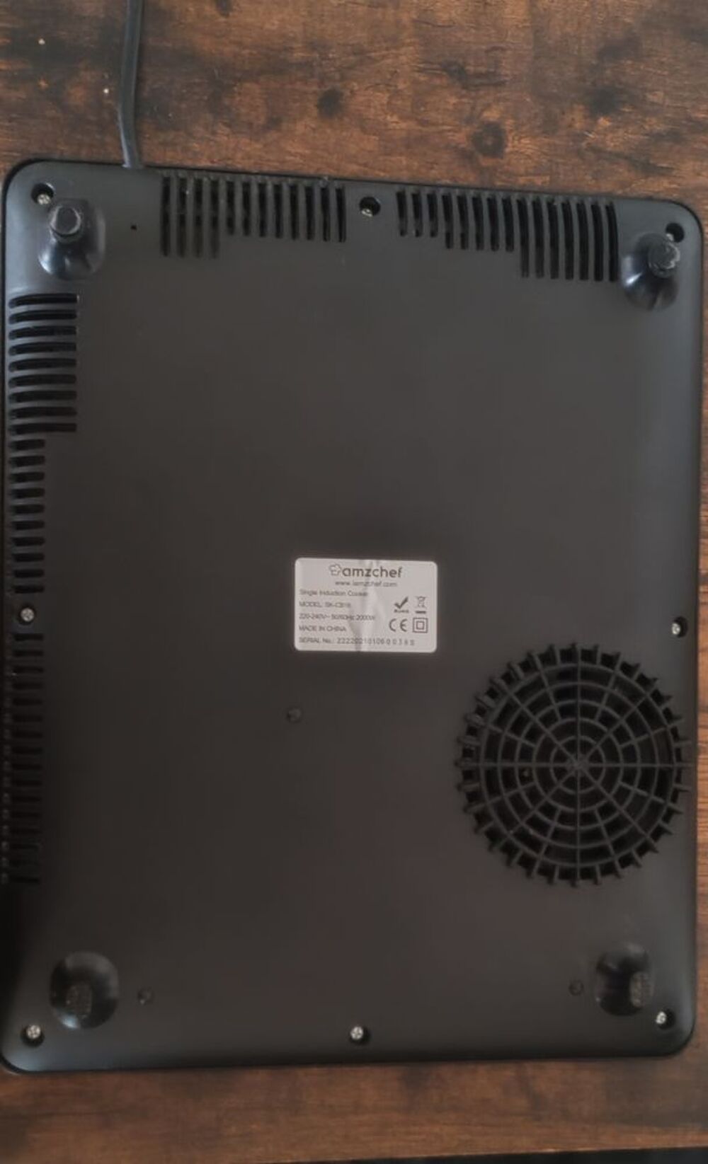 PLAQUE DE CUISSON INDUCTION ETAT NEUF CAUSE DEPART ETRANGER Electroménager
