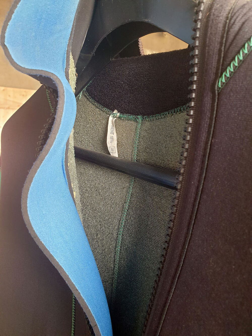 GOLD SUIT Int&eacute;grale de 7mm T3 Homme noir-vert Sports