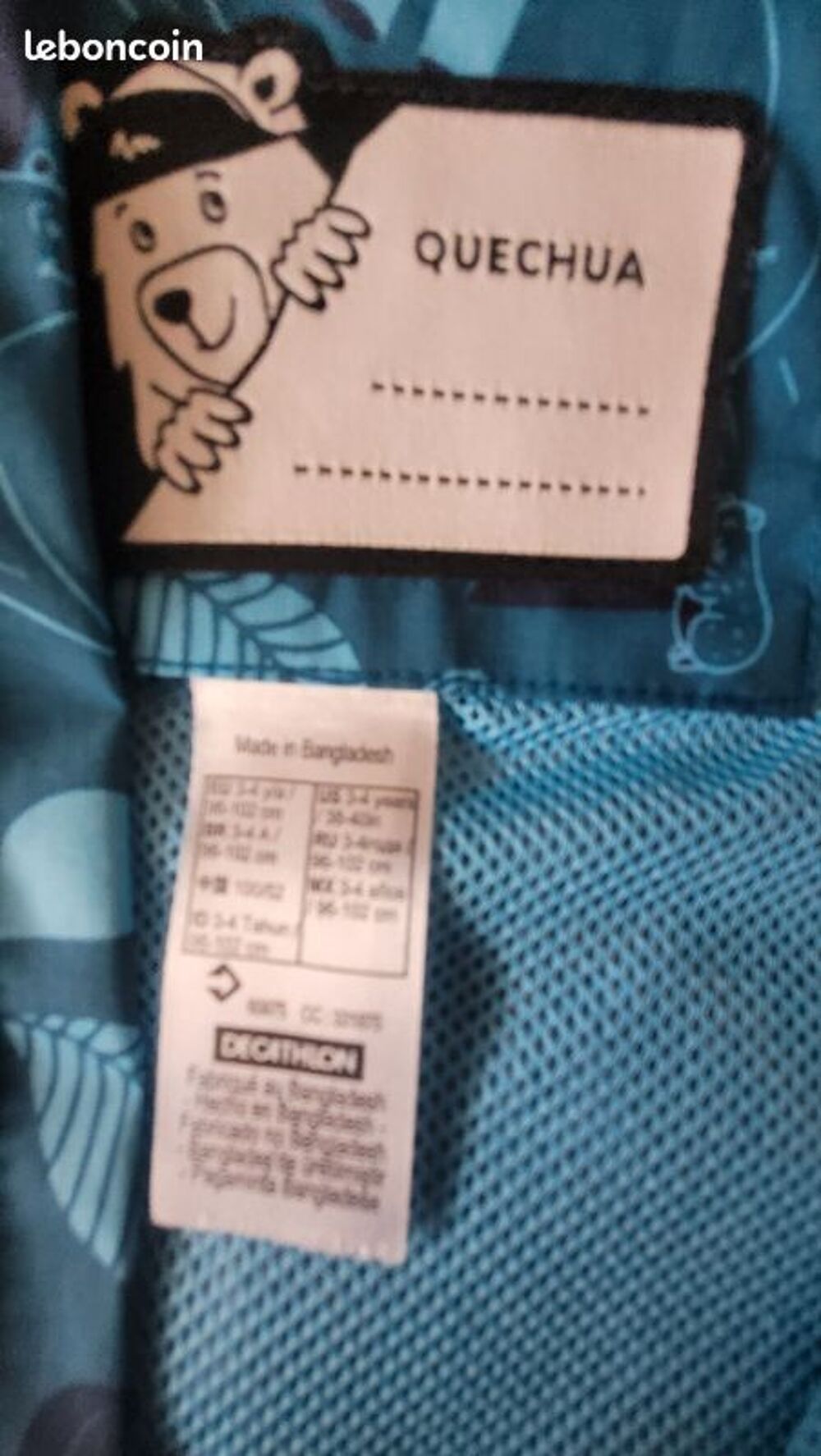 K-way 3/4 ans Vêtements enfants