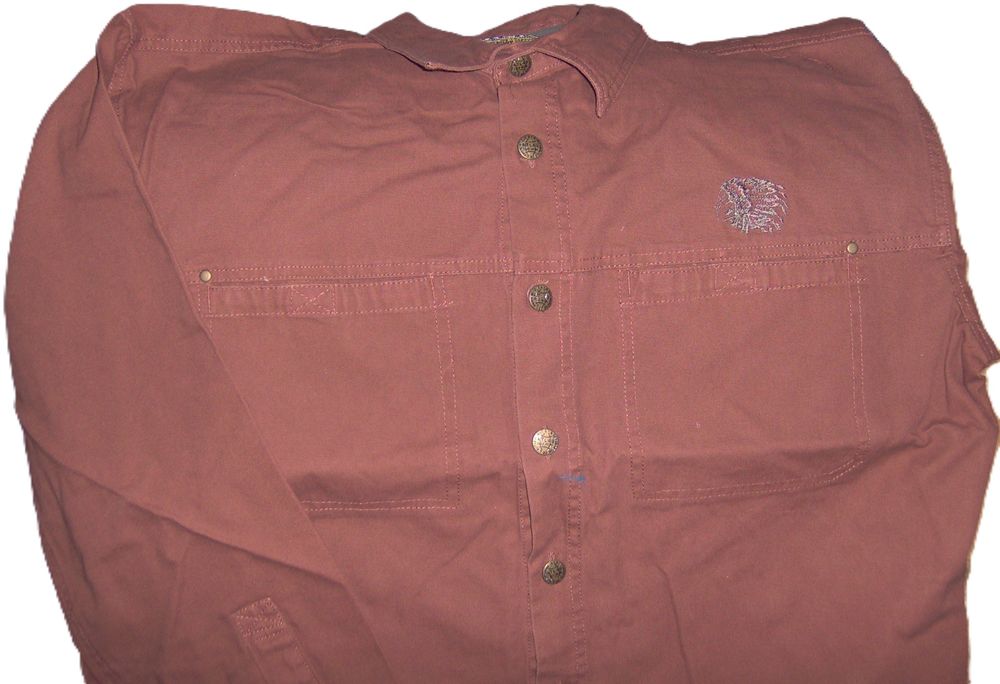 Chemise Neuve en Jean - Rouille - Taille 6 - V�tements