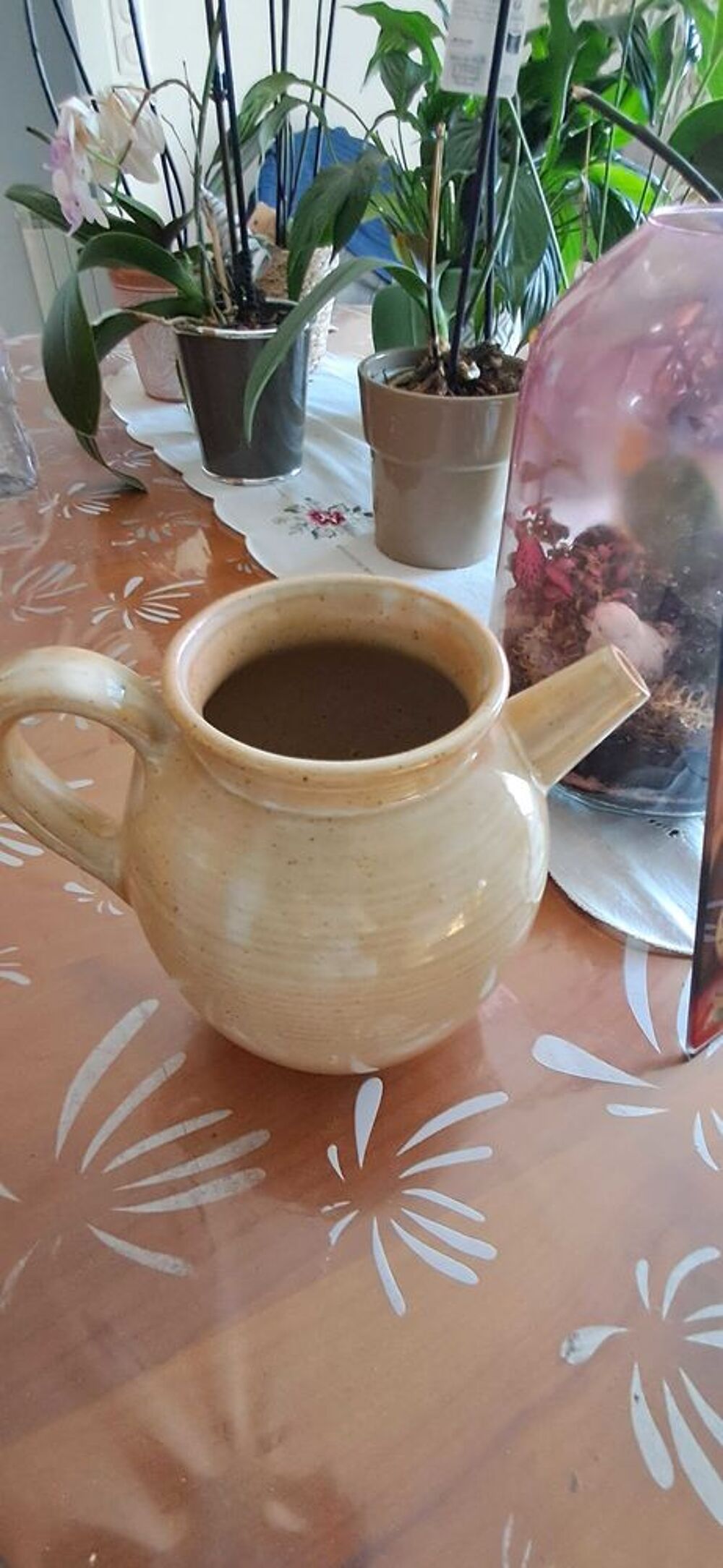 carafe beige Décoration