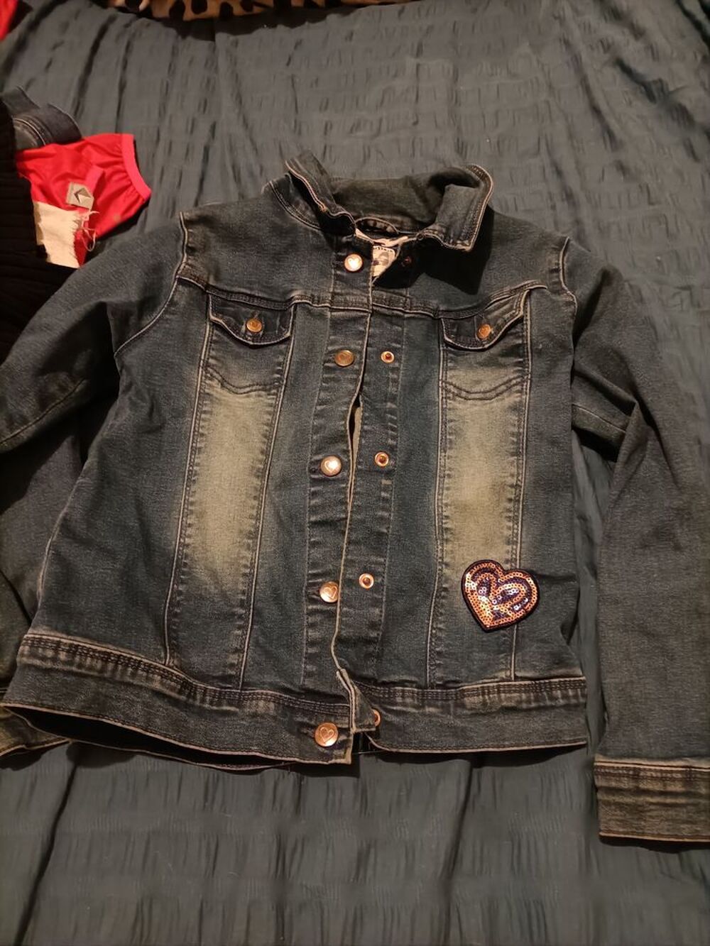 Veste en jean Vtements enfants