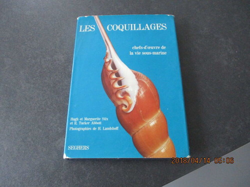 Livre les coquillages Livres et BD