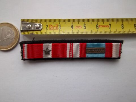 rappel barrette décoration Algérie collection militaire Valognes (50)