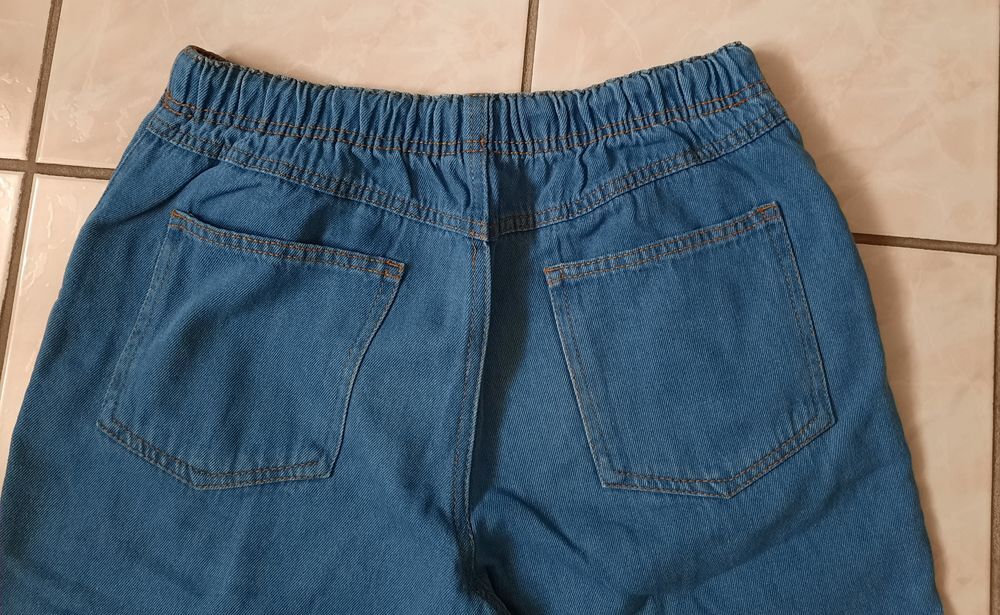 Pantalon jean denim esprit jogging &eacute;lastiqu&eacute; T 40 Vêtements