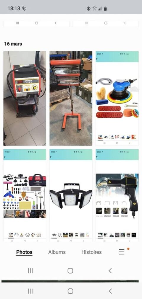 Bonjour je un lot de mat�riel de carrosserie la plus part du mat�riel est en tr�s bon �tat voir casi neuf pour certains mat�riels 1200 Varces-Alli�res-et-Risset (38)