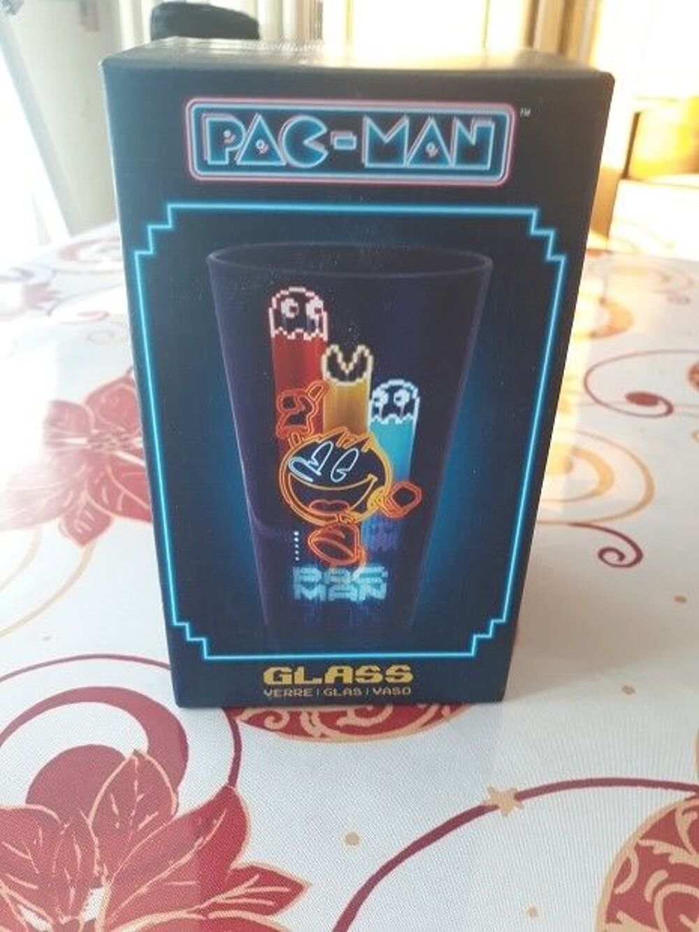 Verre PACMAN manga japon anime vintage 80' 90'' maison cuisi 
