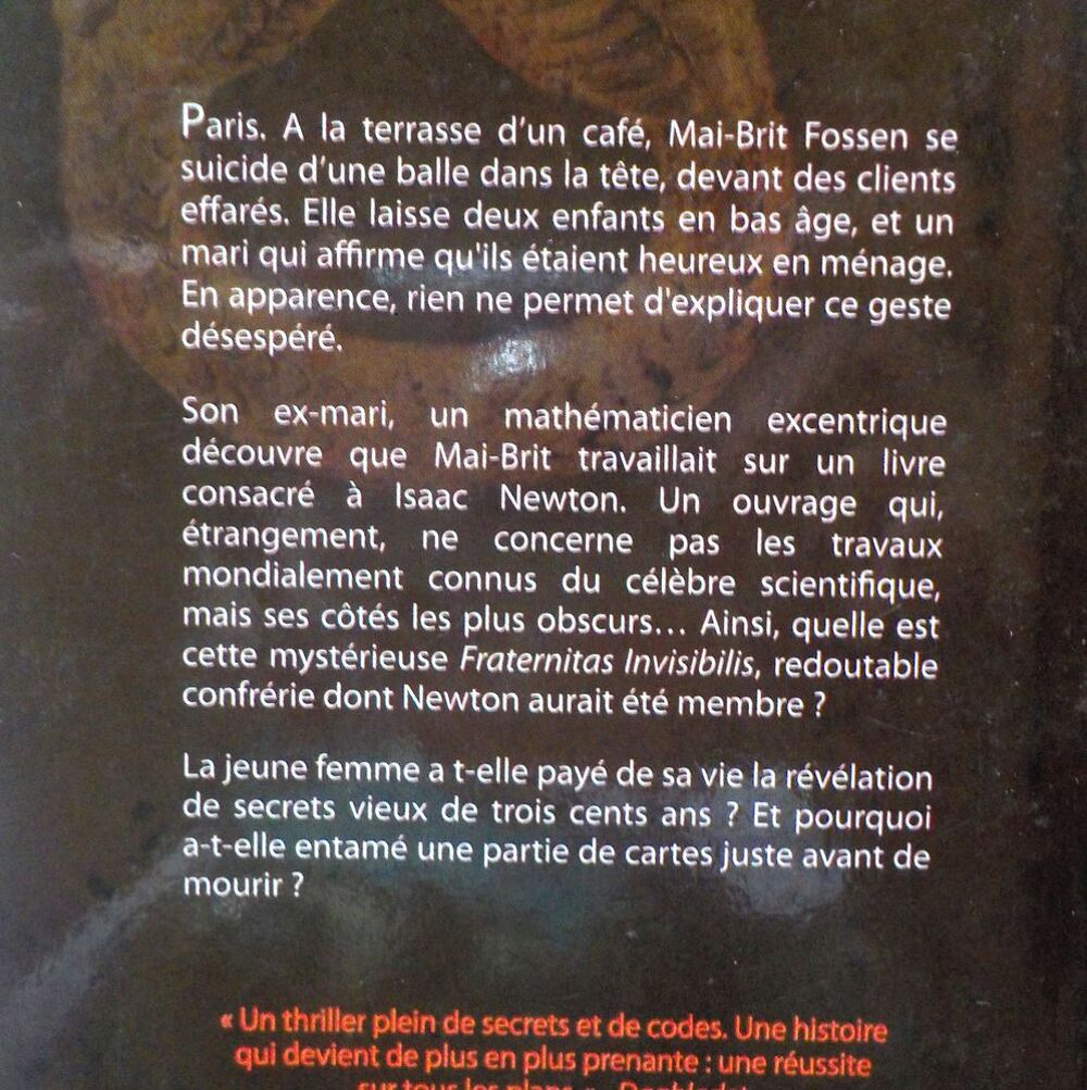 LA CONFRERIE DES INVISIBLES de Kurt AUST Ed. City Poche Livres et BD