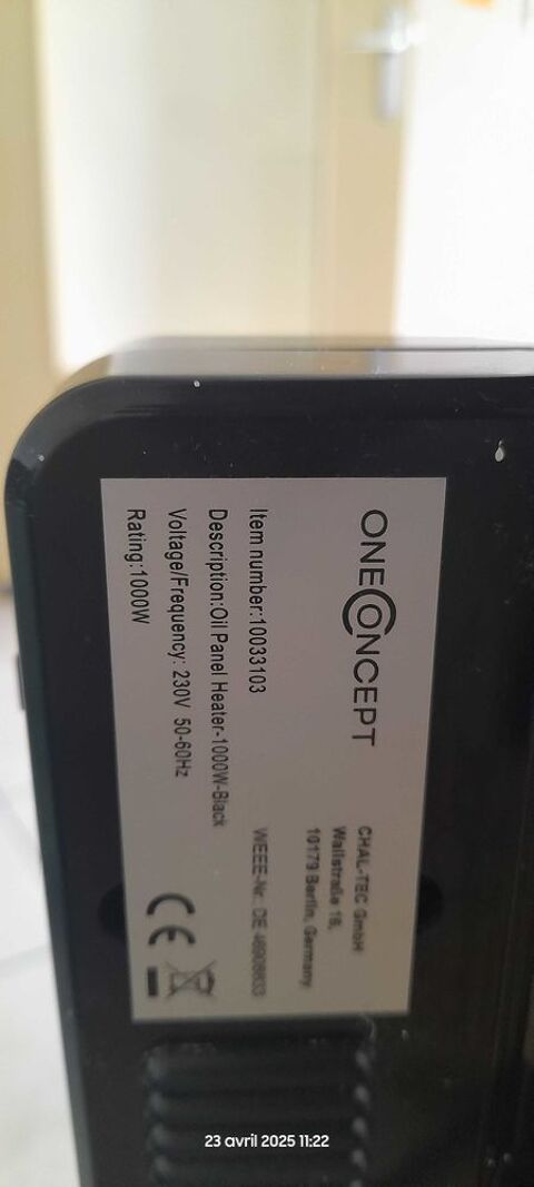 Radiateur bain d'huile 40 Mcon (71)