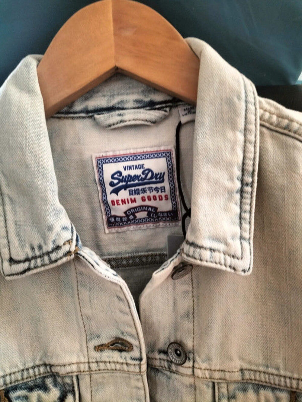 veste denim Superdry t.34 neuve Vêtements