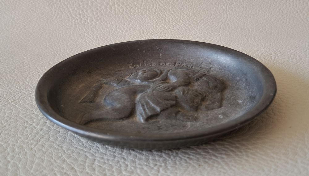 ramasse monnaie coupelle objet de curiosit&eacute; en m&eacute;tal 