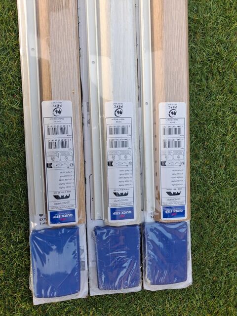 LOT DE 3 Barres de seuils QUICK STEP NEUVES 55 Corn� (49)