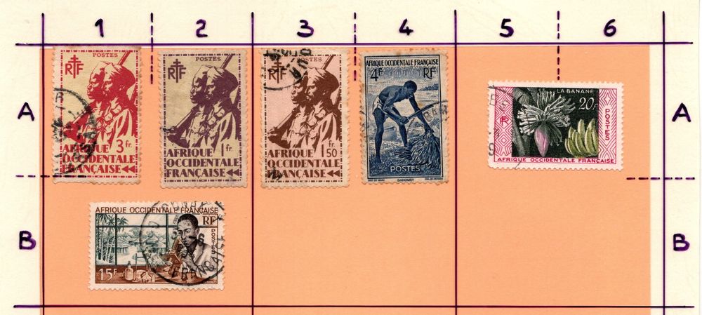 Anciennes colonies fran&ccedil;aises _ Timbres oblit&eacute;r&eacute;s 