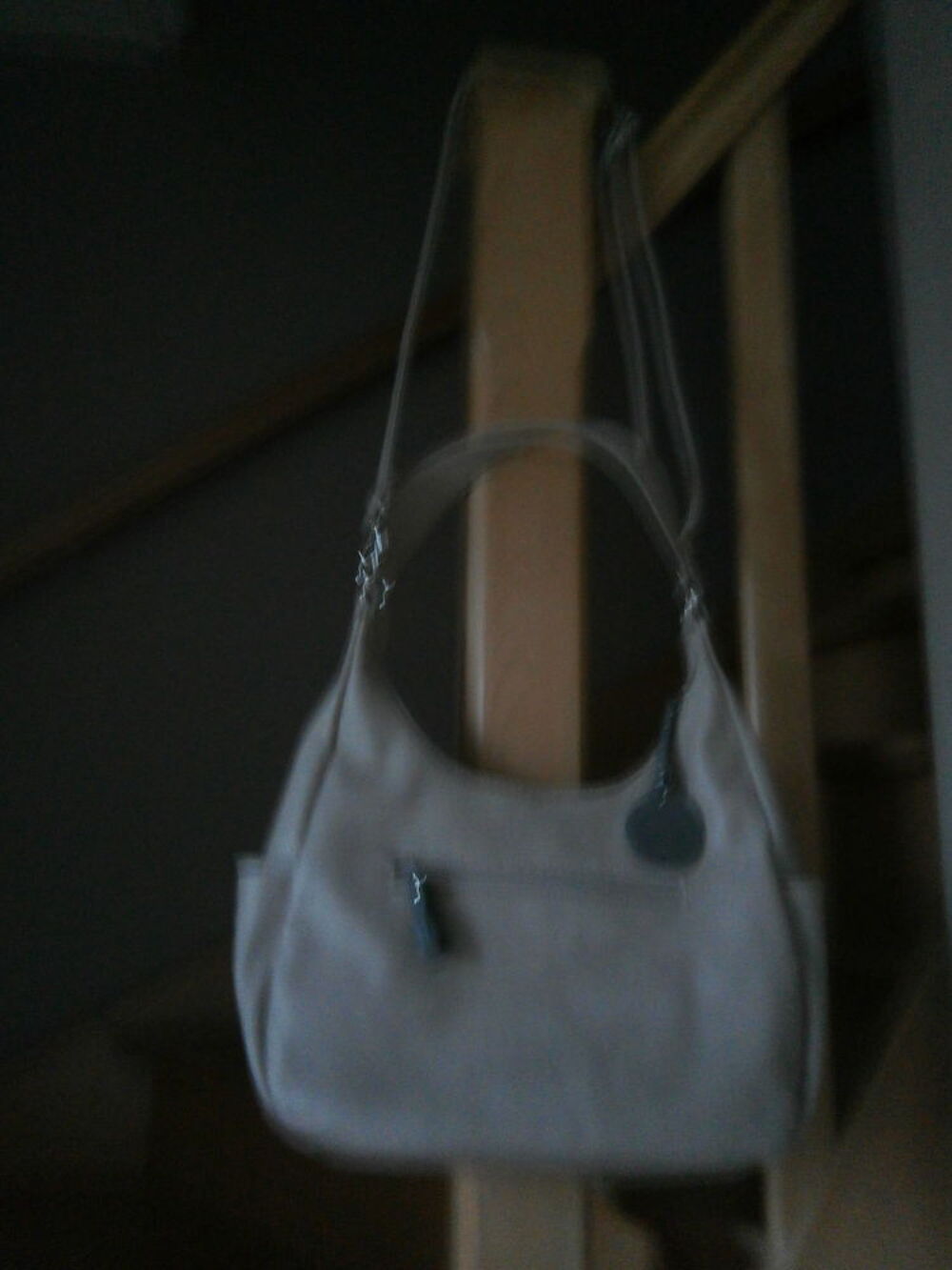 Sac &agrave; main blanc cass&eacute; Maroquinerie