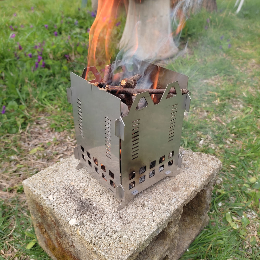 R&eacute;chaud &agrave; bois pratique, compact et polyvalent Cuisine