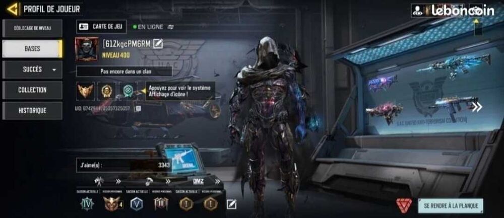 compte call of duty mobile Consoles et jeux vidéos