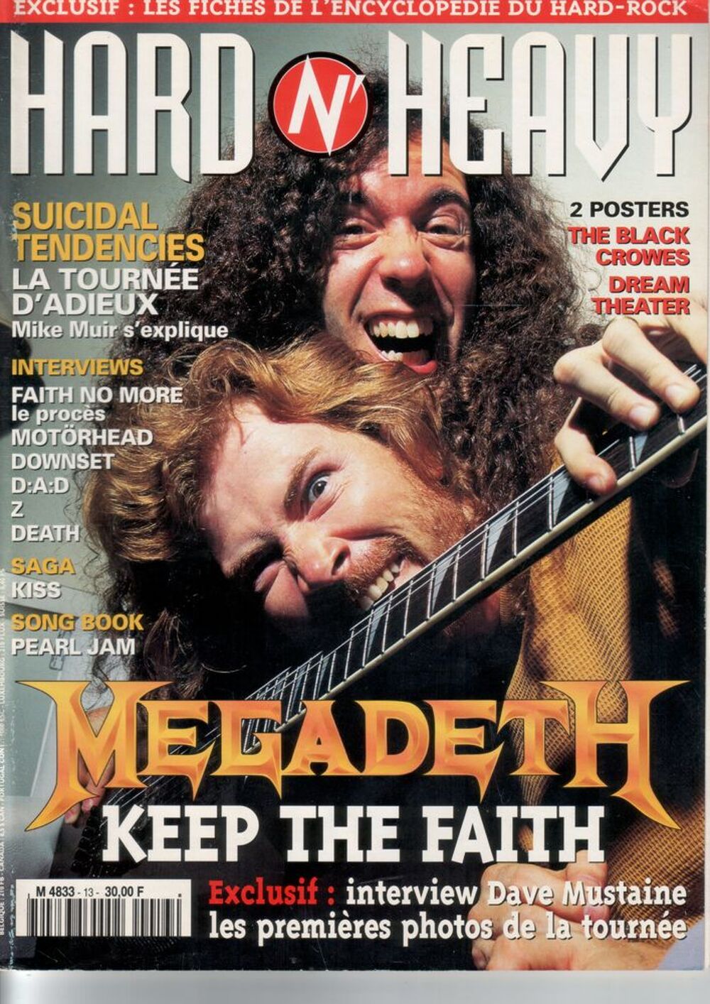 Magazine Hard n' heavy 6 , 9 et 13 Livres et BD