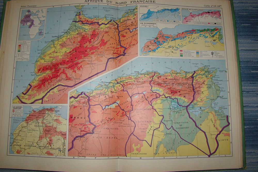 Ancien Atlas classique - Schrader &amp; Gallou&eacute;dec 1953 
Livres et BD