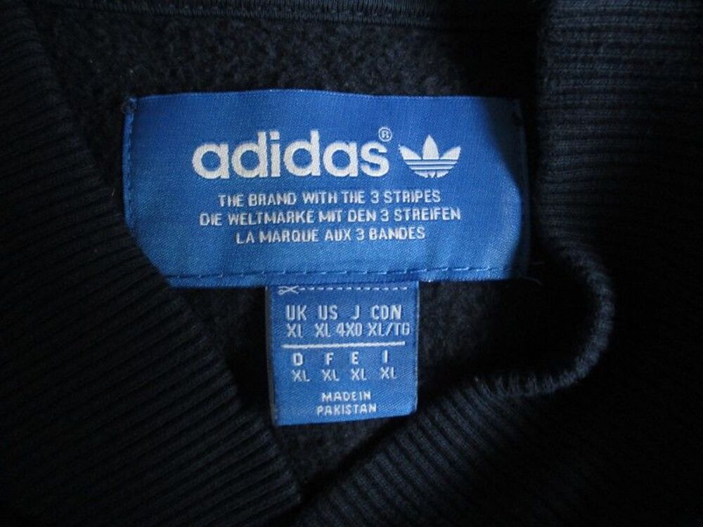 veste adidas bleu marine teddy originals XL baseball 
Vêtements
