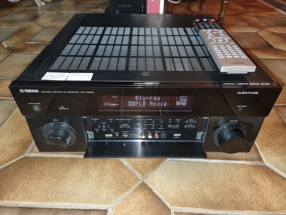 Amplificateur home cin&eacute;ma Yamaha Aventage RX-A3030... Audio et hifi