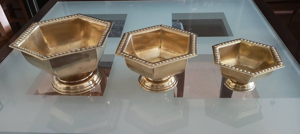Set de 3 coupelles en cuivre Dcoration