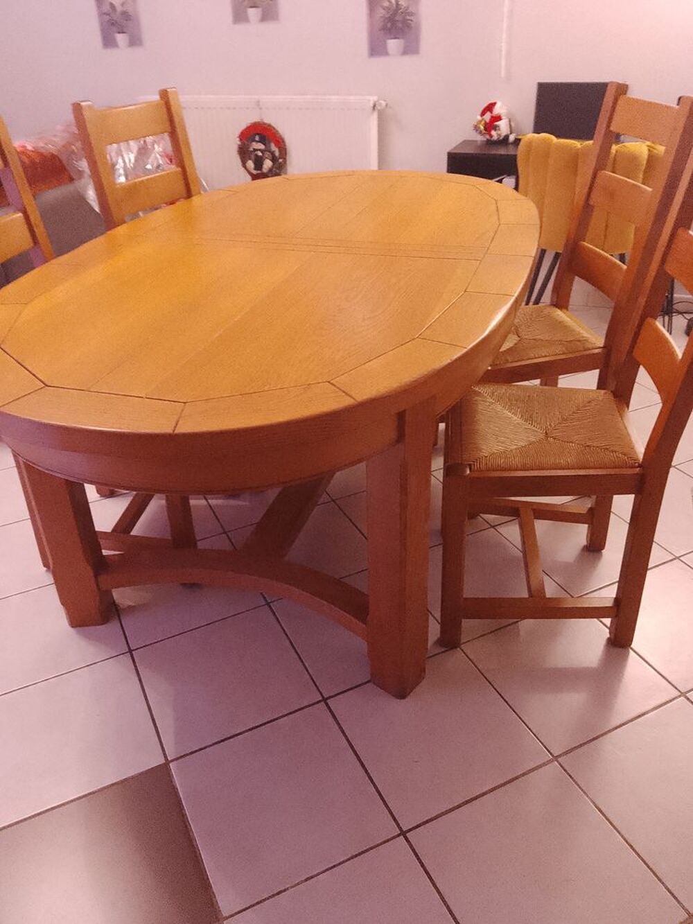 Table en ch&ecirc;ne savoyarde Meubles