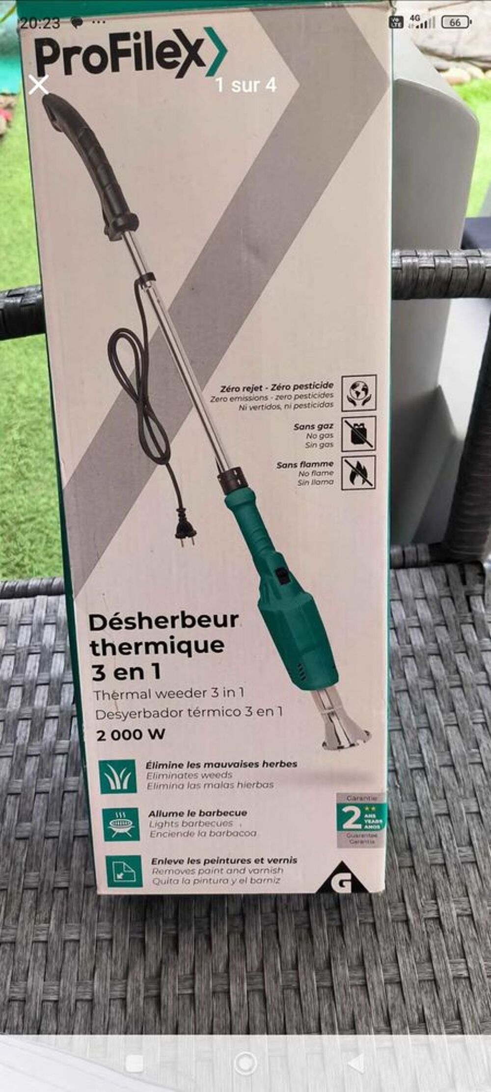 d&eacute;sherbeur thermique 3 en 1 Jardin