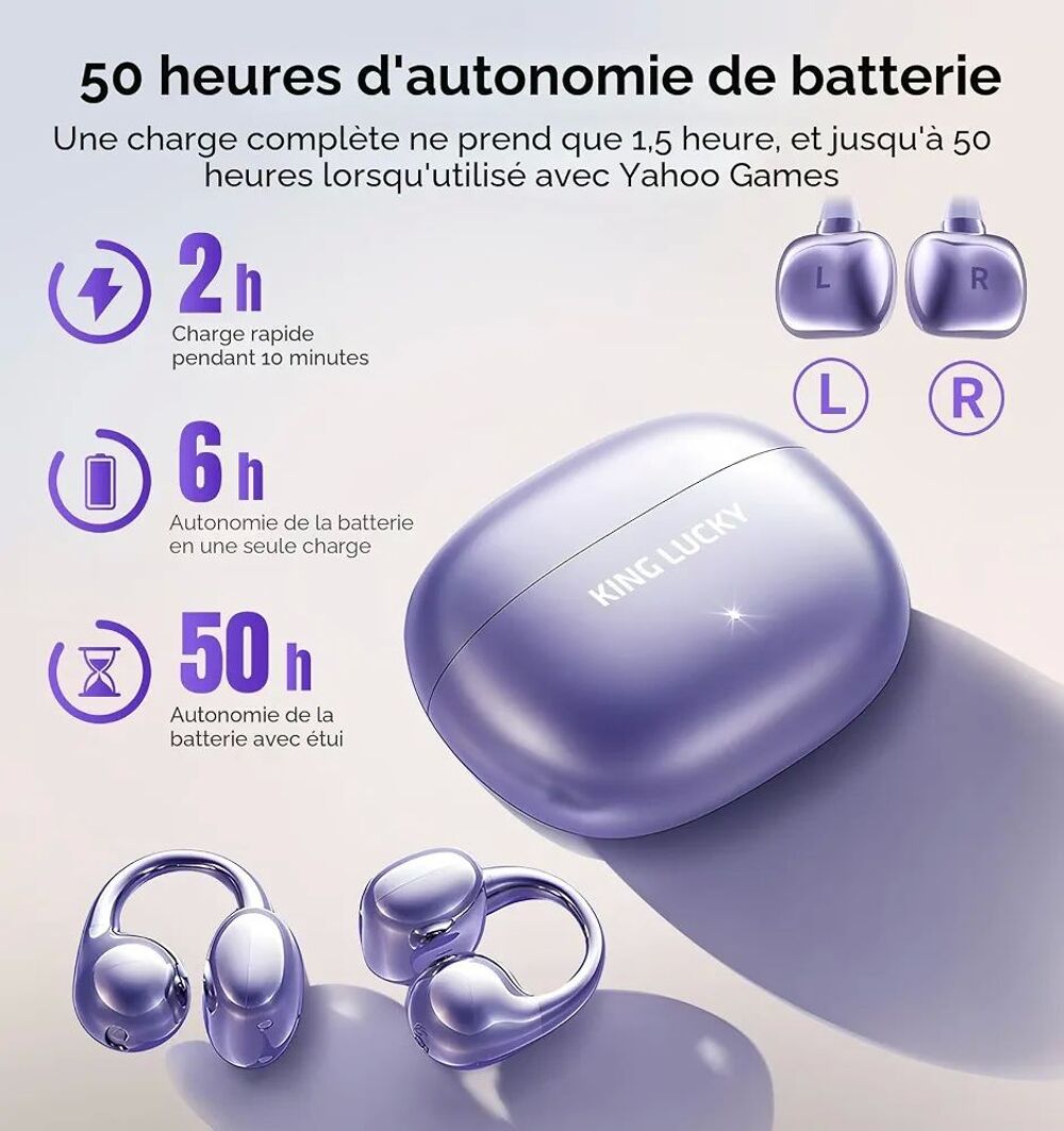 &Eacute;couteurs King Lucky Audio et hifi