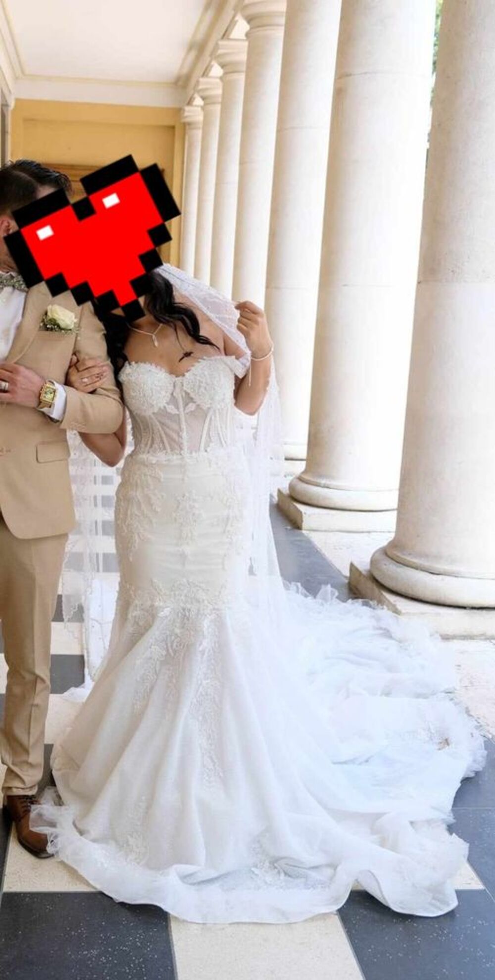Robe de mari&eacute;e sir&egrave;ne Vtements