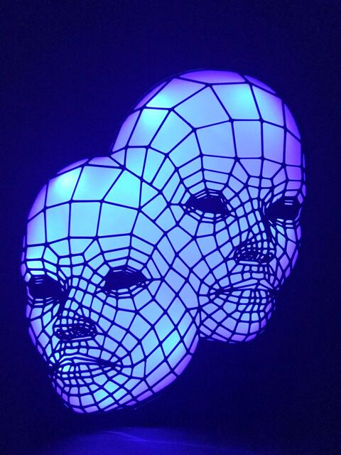 lampe TETES 3D eclairage Leds USB couleur 29 Le Puy-en-Velay (43)